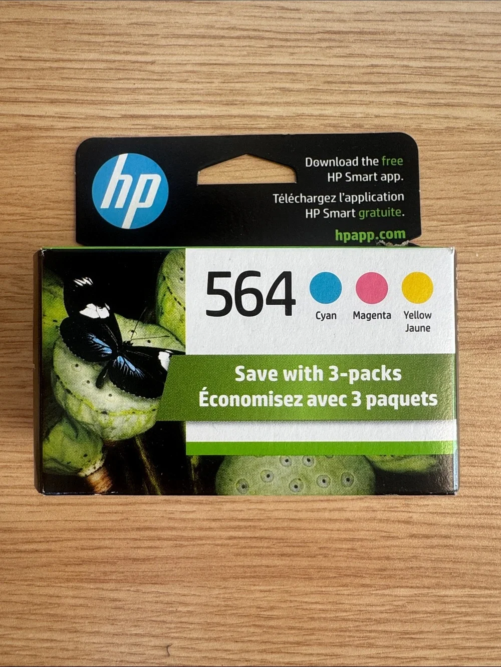HP 564 Tri-Color Ink Pack — Cyan, Magenta, Yellow
